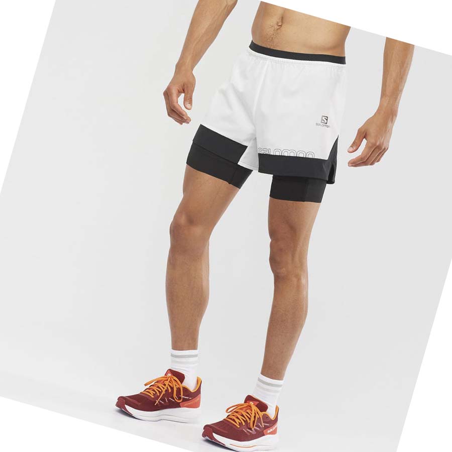 Bermudas Salomon CROSS 2IN1 Hombre Blancos | MX 3161FDN